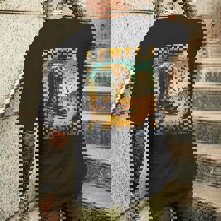 Lirili Larila イタリアンブレインレッドミーム メンズTシャツ バックプリント 彼への贈り物