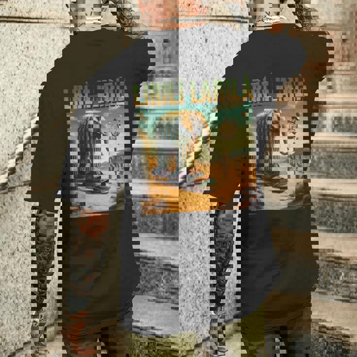 Lirilì Larilà 象 Ai モンスター イタリア ブレイン ロット キッズ 男の子 メンズTシャツ バックプリント 彼への贈り物