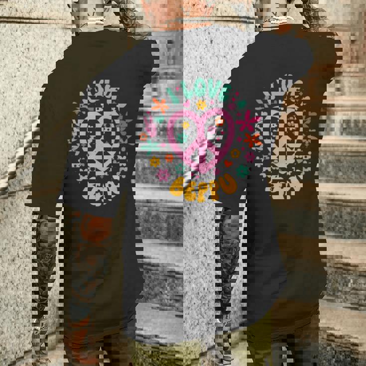 I Love Beppu 別府大好き メンズTシャツ バックプリント 彼への贈り物