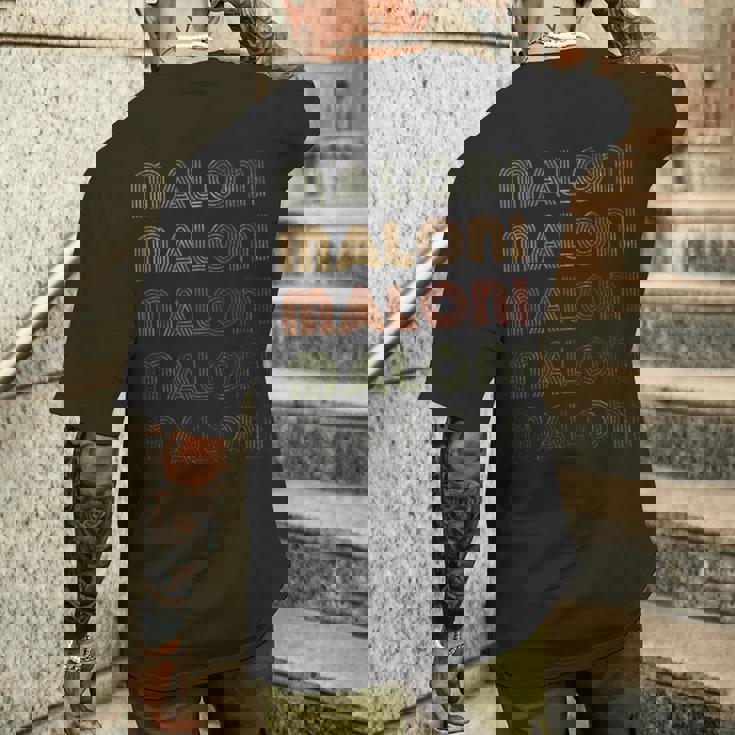 Love Heart Maloni グランジ ビンテージスタイル ブラック マローニ メンズTシャツ バックプリント 彼への贈り物