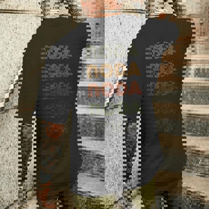 Love Heart Noda グランジ ビンテージスタイル ブラック 野田 メンズTシャツ バックプリント 彼への贈り物