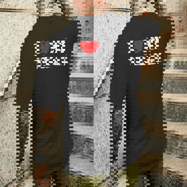 I Love My Yukari ゆかりちゃん大好き メンズTシャツ バックプリント 彼への贈り物