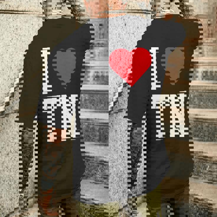 I Love Tennessee Tn Throwback Classic メンズTシャツ バックプリント 彼への贈り物