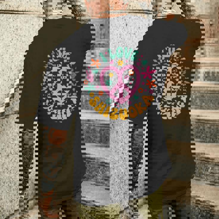 I Lovehizuoka 静岡が大好き メンズTシャツ バックプリント 彼への贈り物