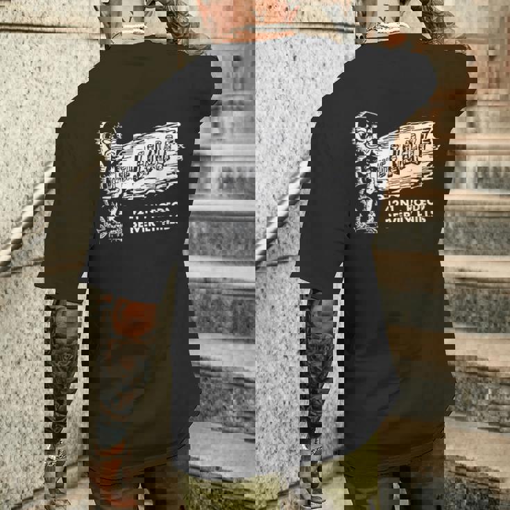 Luau Tiki Bar ビバリーヒルズ ロサンゼルス レトロ ヴィンテージ メンズTシャツ バックプリント 彼への贈り物