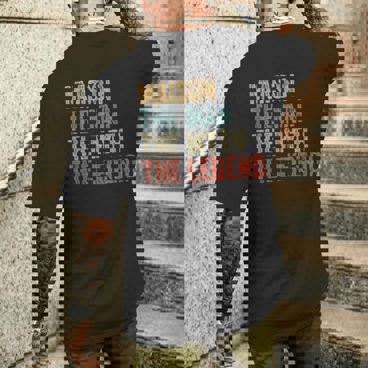 Maison The Man The Myth The Legend メンズTシャツ バックプリント 彼への贈り物