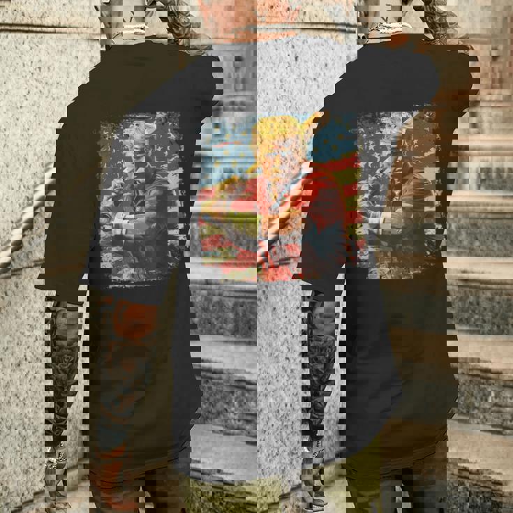 Make Football Great Again 面白いフットボール メンズ レディース キッズ メンズTシャツ バックプリント 彼への贈り物