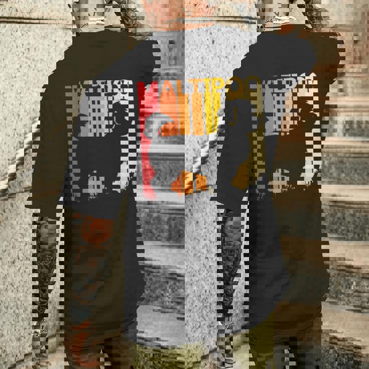 Maltipoo マルプー メンズTシャツ バックプリント 彼への贈り物