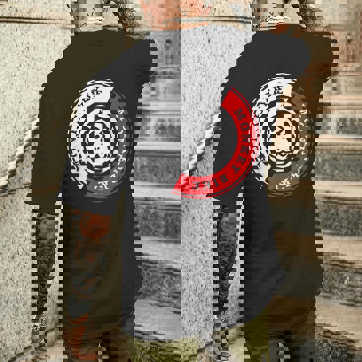 Monkey Bike レッドグラフィック メンズTシャツ バックプリント 彼への贈り物