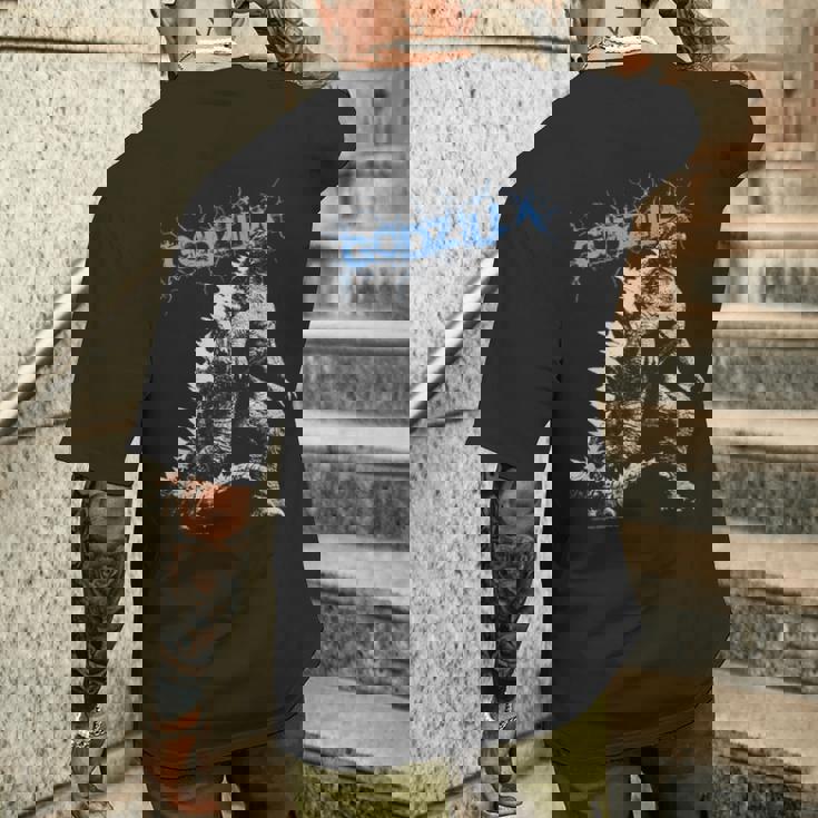 Monsterverse ゴジラ クラックル 公式ライセンス商品。 メンズTシャツ バックプリント 彼への贈り物