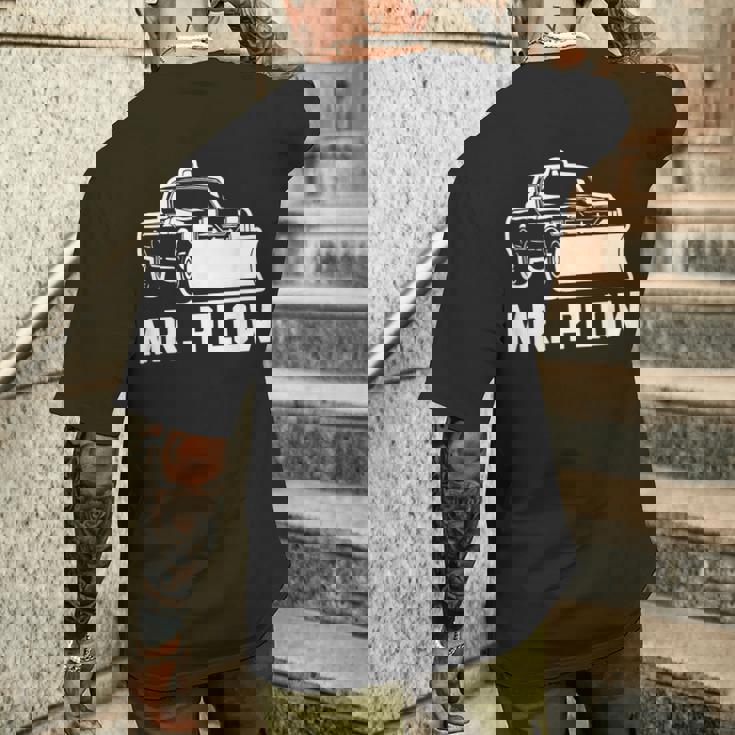 Mr Plow 面白い 皮肉なノベルティプラウトラック メンズTシャツ バックプリント 彼への贈り物