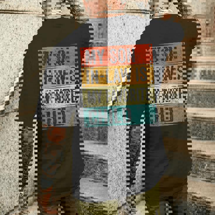 Myon In Law Is My Favorite Child 父の日 メンズTシャツ バックプリント 彼への贈り物