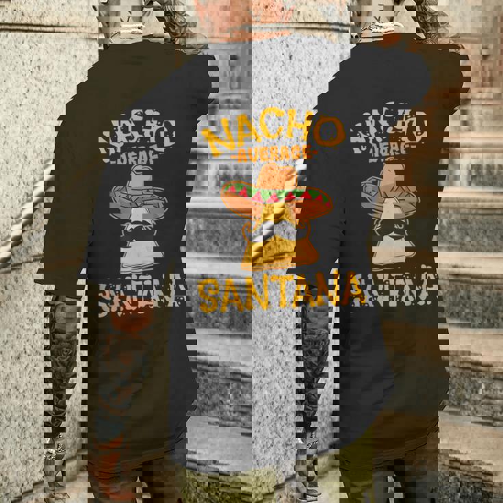 Nacho Averageantana 名前入り 面白いタコス メンズTシャツ バックプリント 彼への贈り物