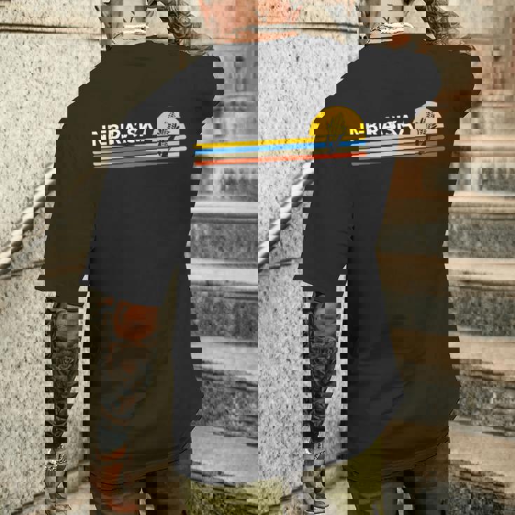 Nebraskaouvenirsintage Retro メンズTシャツ バックプリント 彼への贈り物