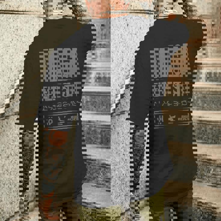 NewDark Maga イベントスタッフパス ダークmaga ブラックアウト Dark Maga メンズTシャツ バックプリント 彼への贈り物