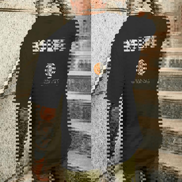 No Life ノーライフ Without Curry シンプル さり気ない お洒落 部屋着 カレーオタク カレー メンズTシャツ バックプリント 彼への贈り物