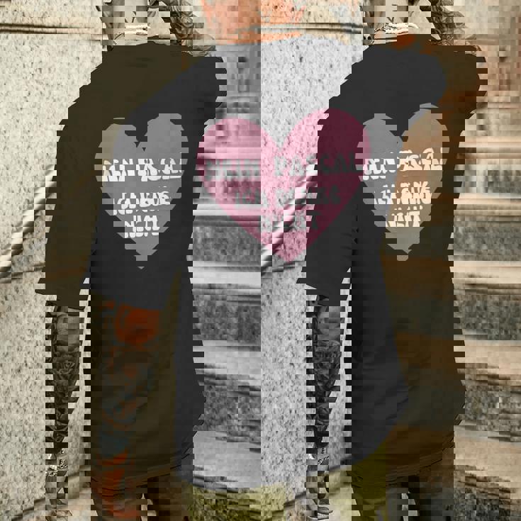 No Pascal I Think Not Heart Memes メンズTシャツ バックプリント 彼への贈り物