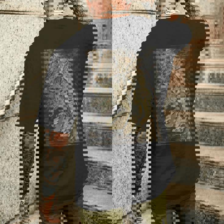 Nude Descending Ataircase No 2 階段を降りる裸体、No。2 メンズTシャツ バックプリント 彼への贈り物