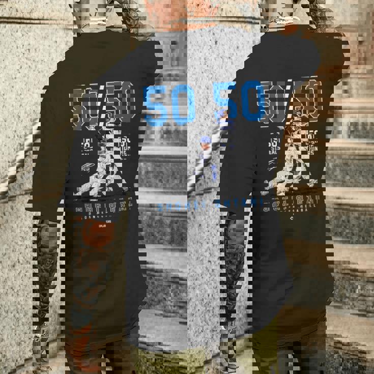 Ohtani 50-50 Club Legendhohei Ohtani Los Angeles Mlbpa メンズTシャツ バックプリント 彼への贈り物