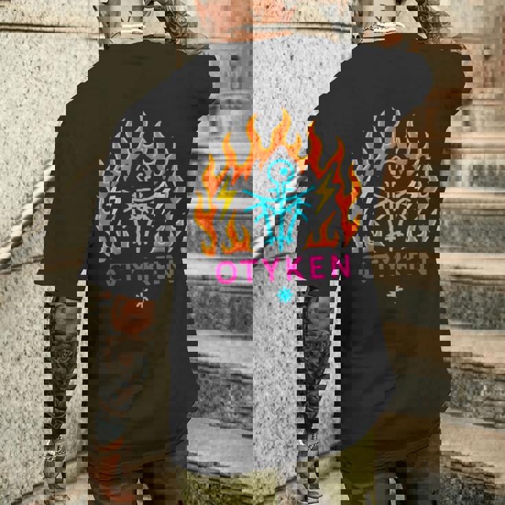 Otyken 民族音楽バンド 先住民族風 民族風 民芸品 メンズTシャツ バックプリント 彼への贈り物