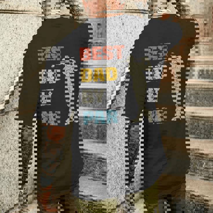 メンズ Par Golf Best Dad メンズTシャツ バックプリント 彼への贈り物