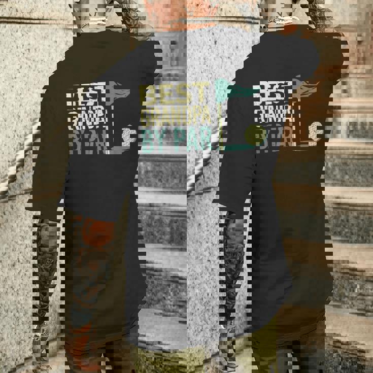 Par Golfports Best Grandpa メンズTシャツ バックプリント 彼への贈り物