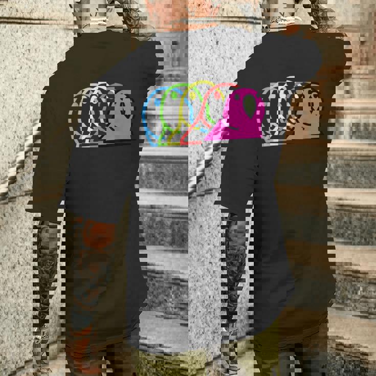 Party Parrot - シフターギフト メンズTシャツ バックプリント 彼への贈り物