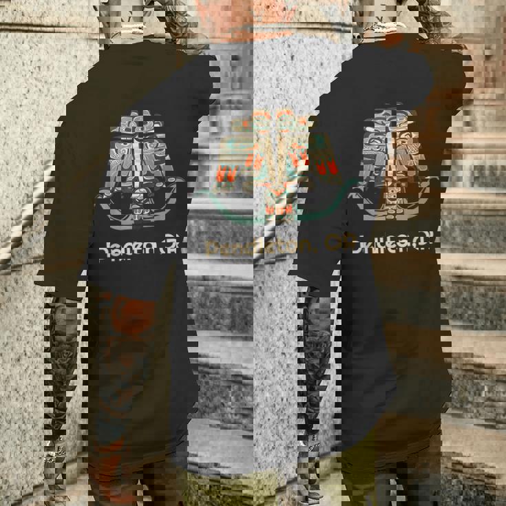 Pendleton Oregon Thunderbird Nw ネイティブアメリカン メンズTシャツ バックプリント 彼への贈り物