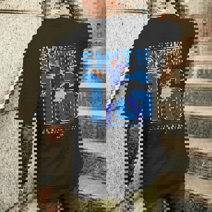 Player Number 2024 World Champion Willmith Los Angeles メンズTシャツ バックプリント 彼への贈り物