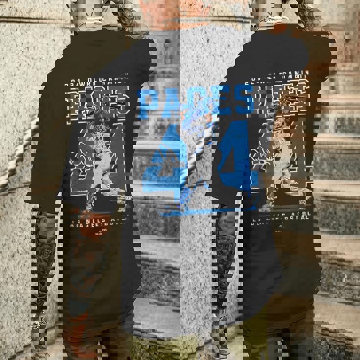 Player Number 2024 World Champion Andy Pages Mlbpa メンズTシャツ バックプリント 彼への贈り物