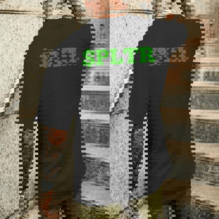 Pltrtock Market チッカーシンボル トレーディングデザイン メンズTシャツ バックプリント 彼への贈り物