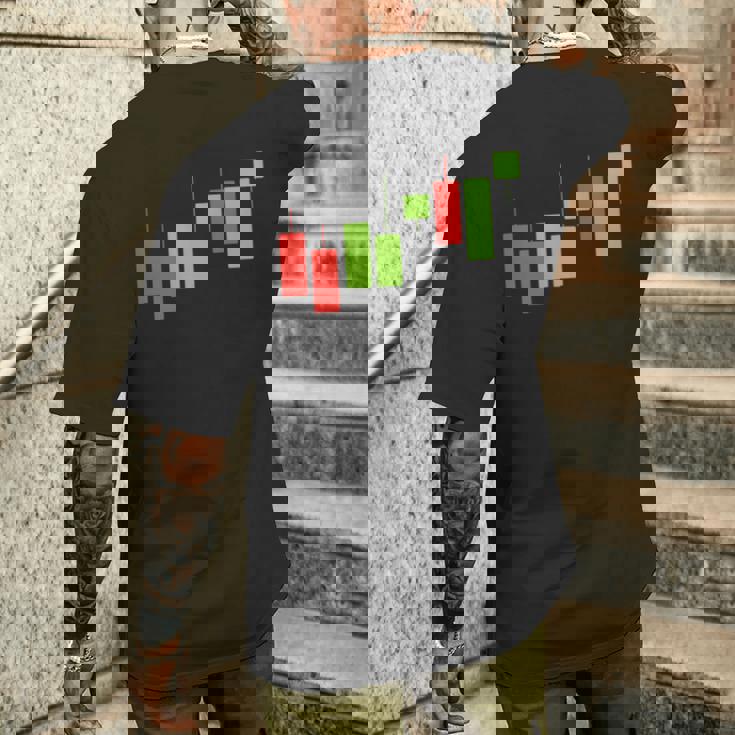 Pocket Cryptotocks グラフ トレーダー 投資家 メンズ レディース メンズTシャツ バックプリント 彼への贈り物