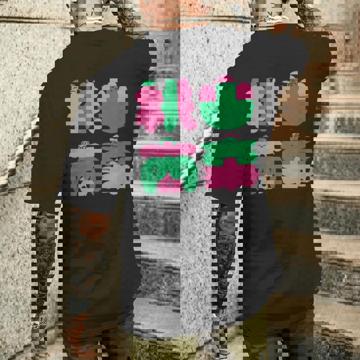 Podcast “桃山商事” Charcoal メンズTシャツ バックプリント 彼への贈り物