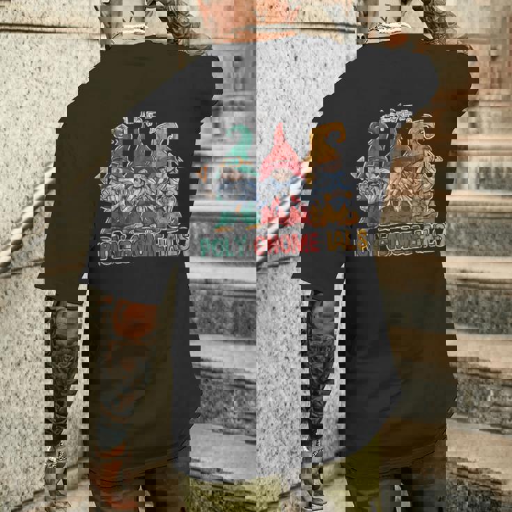 Poly Gnome Ials 数学のしゃれの代数学生 メンズTシャツ バックプリント 彼への贈り物