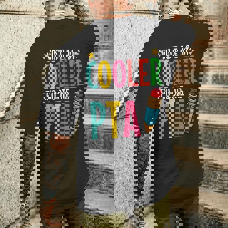 Ptaアペシエーション親教員団体pta会長 メンズTシャツ バックプリント 彼への贈り物