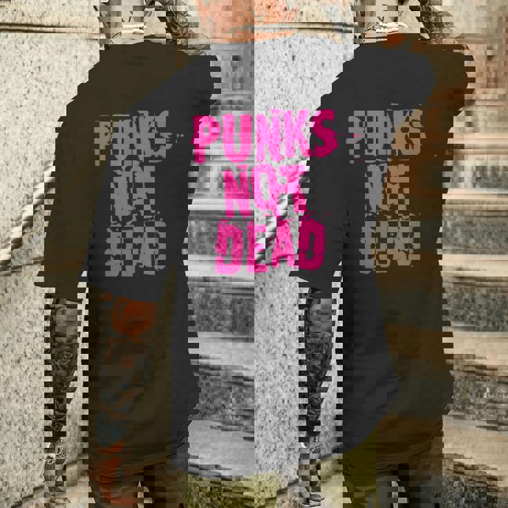 Punks Not Dead パンクズ・ノット・デッド メンズTシャツ バックプリント 彼への贈り物