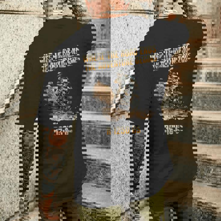 R 1250 Gs アドベンチャー バイク メンズTシャツ バックプリント 彼への贈り物