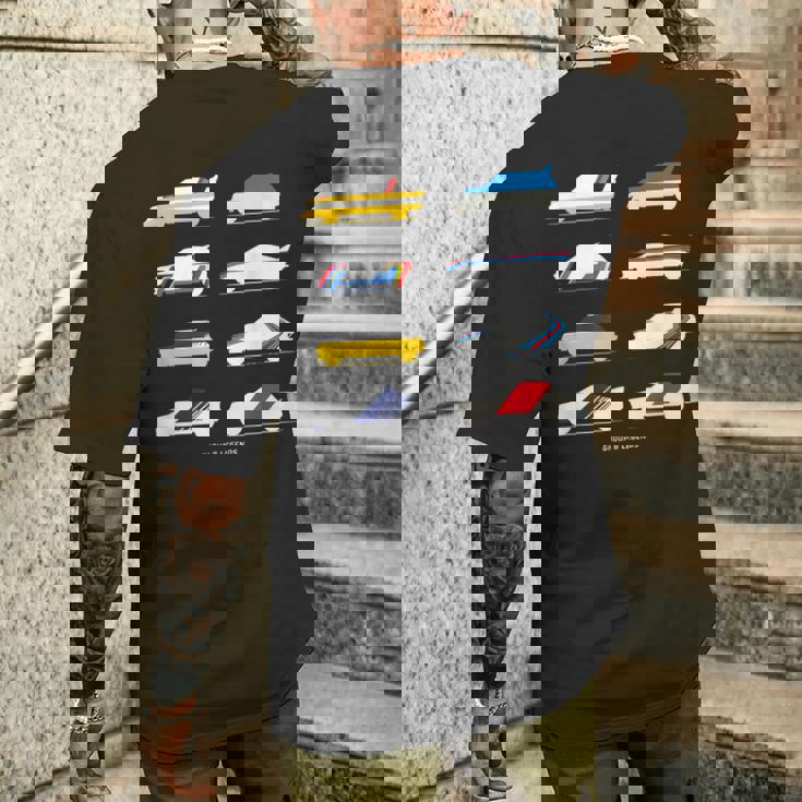 Rally Legends Group B クラシック ラリーカー デザイン メンズTシャツ バックプリント 彼への贈り物