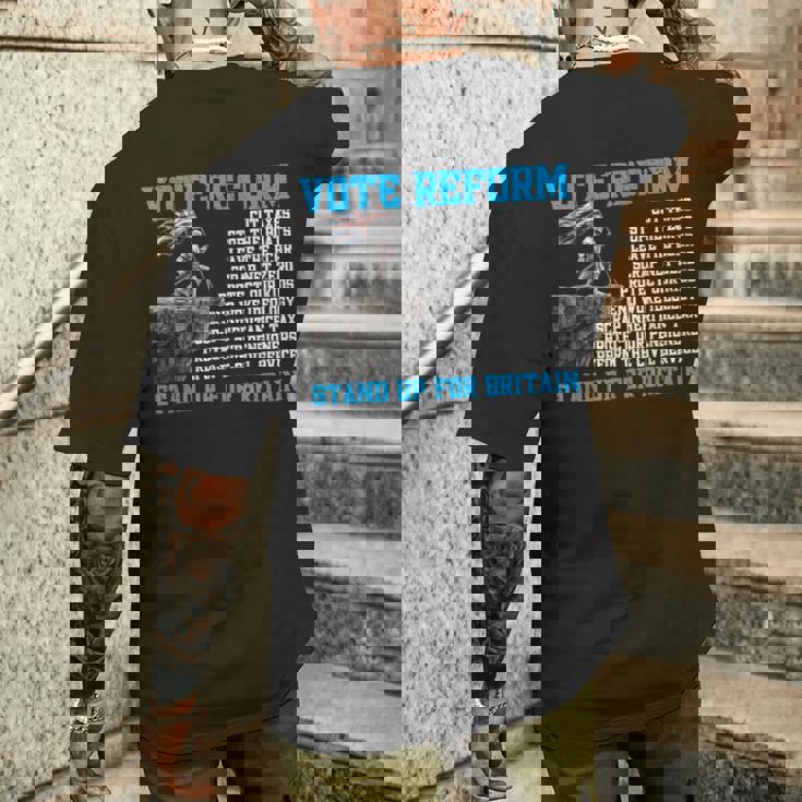 Reform Uk 商品 メンズTシャツ バックプリント 彼への贈り物