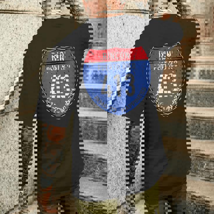 Rincón プエルトリコ メンズTシャツ バックプリント 彼への贈り物