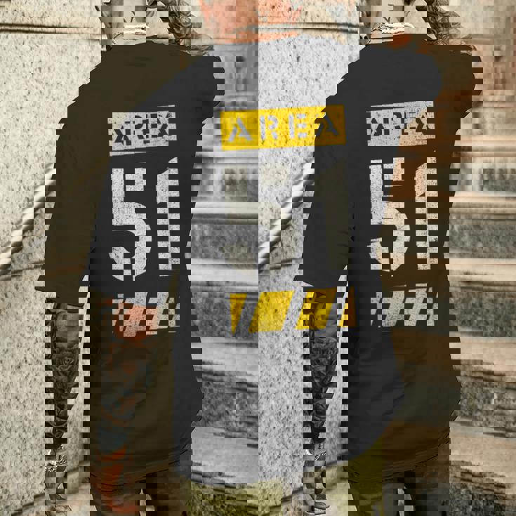 Roswell Ufo エイリアンエリア 51 秋の都市 ニューメキシコ メンズTシャツ バックプリント 彼への贈り物