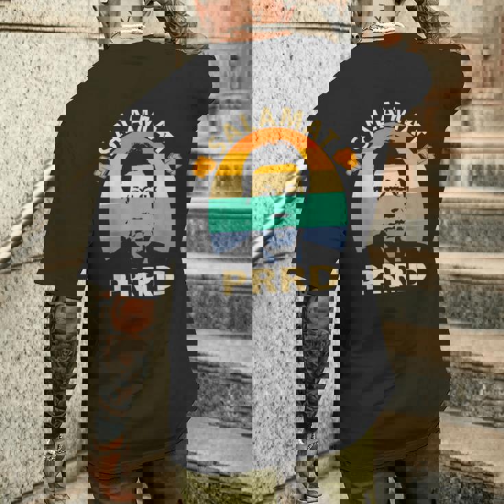 Salamat Prrd フィリピン ディゴン・ドゥテルテ大統領 ありがとう メンズTシャツ バックプリント 彼への贈り物