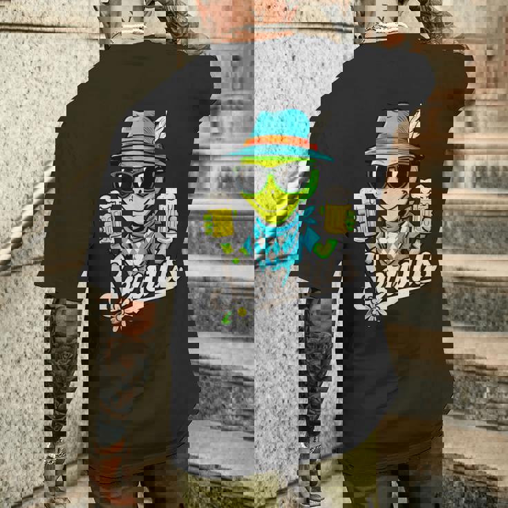 Servus Wiesn Gaudi – 面白いオクトーバーフェストビールバイエルンコスチューム メンズTシャツ バックプリント 彼への贈り物