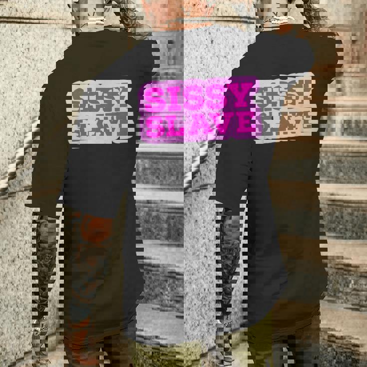 Sissylaveissification Maid Baby Kinkyissy Femboy メンズTシャツ バックプリント 彼への贈り物