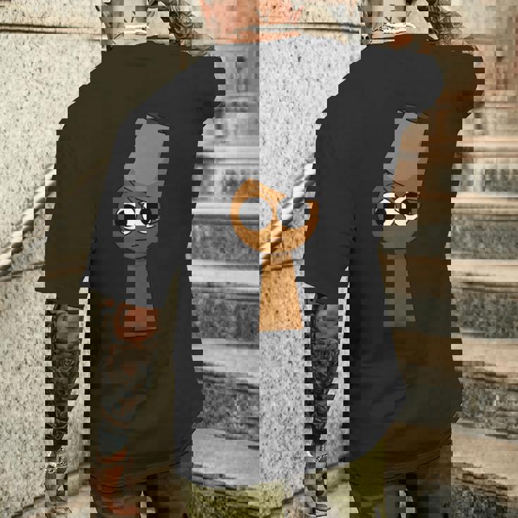 Sprunkiのbrud メンズTシャツ バックプリント 彼への贈り物