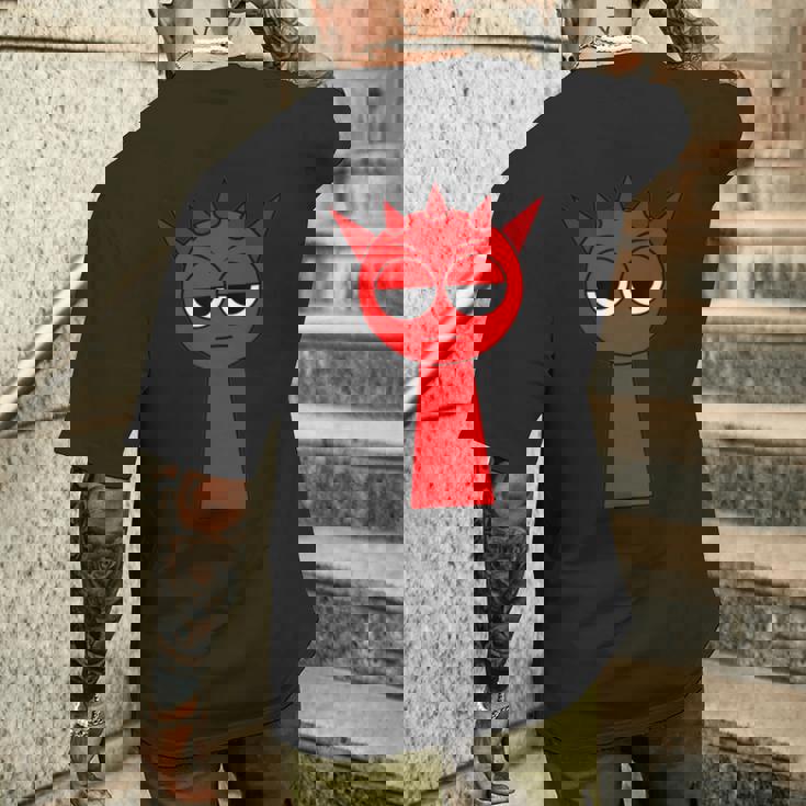 Sprunkiのraddy メンズTシャツ バックプリント 彼への贈り物