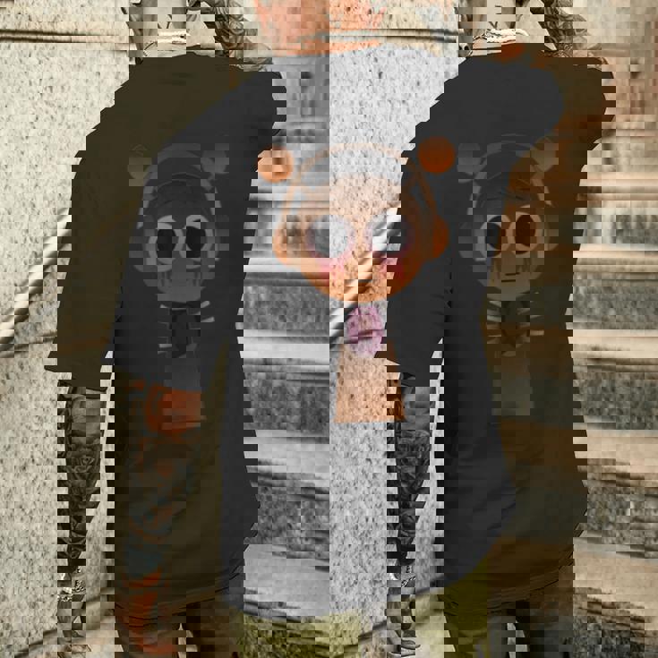 Sprunkiのホラー・オレン メンズTシャツ バックプリント 彼への贈り物