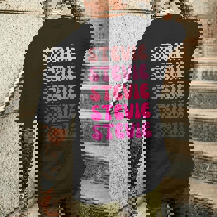 Stevie メンズTシャツ バックプリント 彼への贈り物