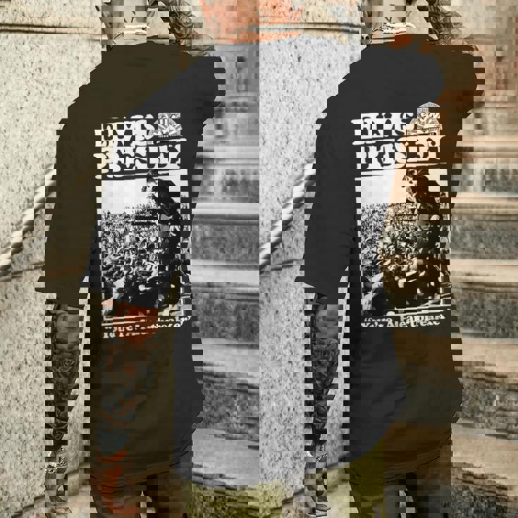 Sun Records X エルヴィス・プレスリー You're A Heartbreaker メンズTシャツ バックプリント 彼への贈り物