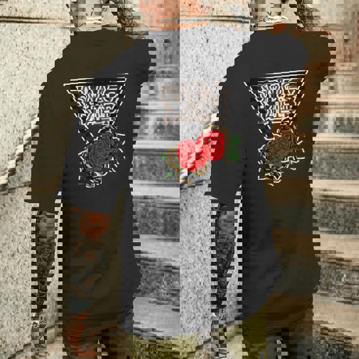 Swag Baller ロゴt白枠 メンズTシャツ バックプリント 彼への贈り物